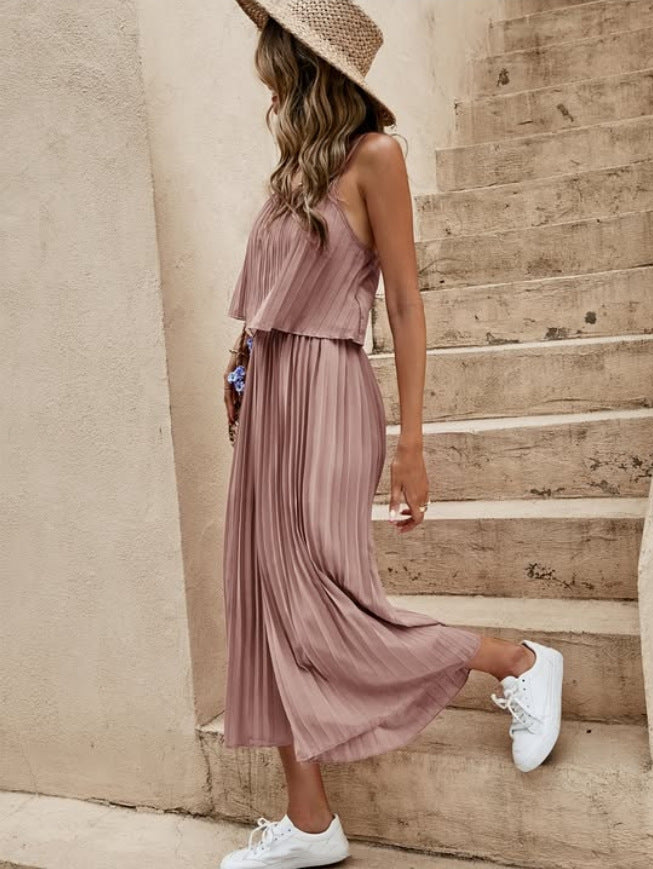 Damen Sommer Jumpsuit – Rückenfrei, Locker & Leicht | Strand- & Streetwear-Look